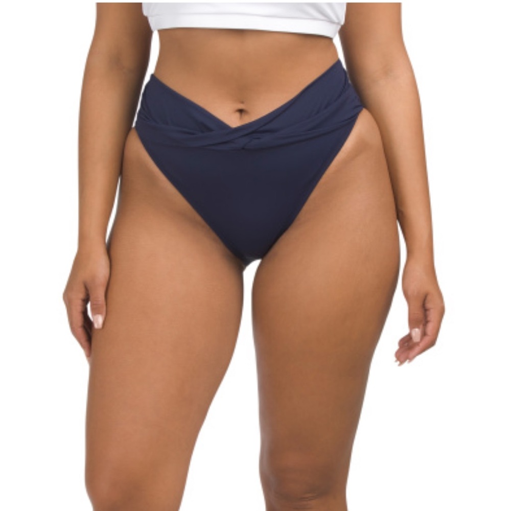 Tommy Bahama high waist swim bottom Navy XXS